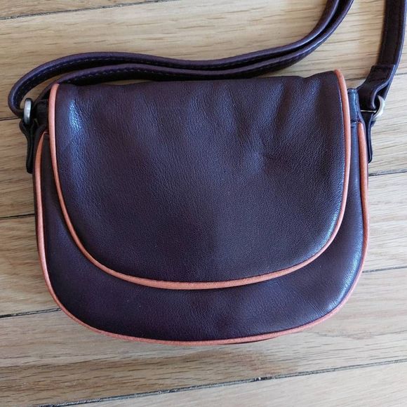 Osgoode Marley Cindy Mini Flap Leather Crossbody Purse - Picture 2 of 10